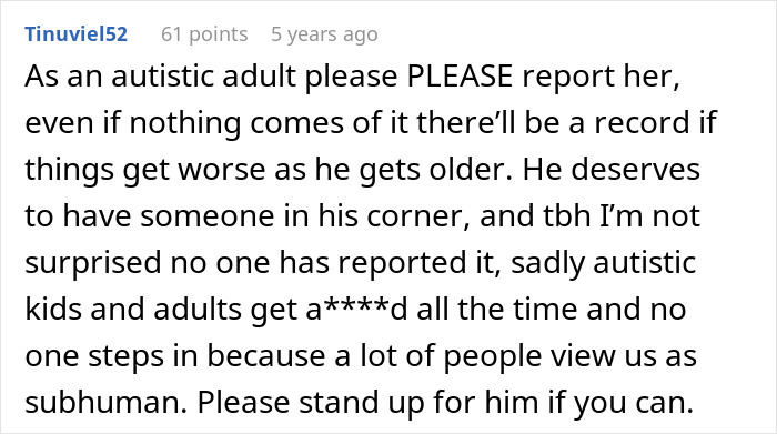 Evil Grandma Hopes Couple Has Severely Autistic Child Just Like Hers, Wants Them In Same Boat Evil Grandma Hopes Couple Has Severely Autistic Child Just Like Hers, Wants Them In Same Boat