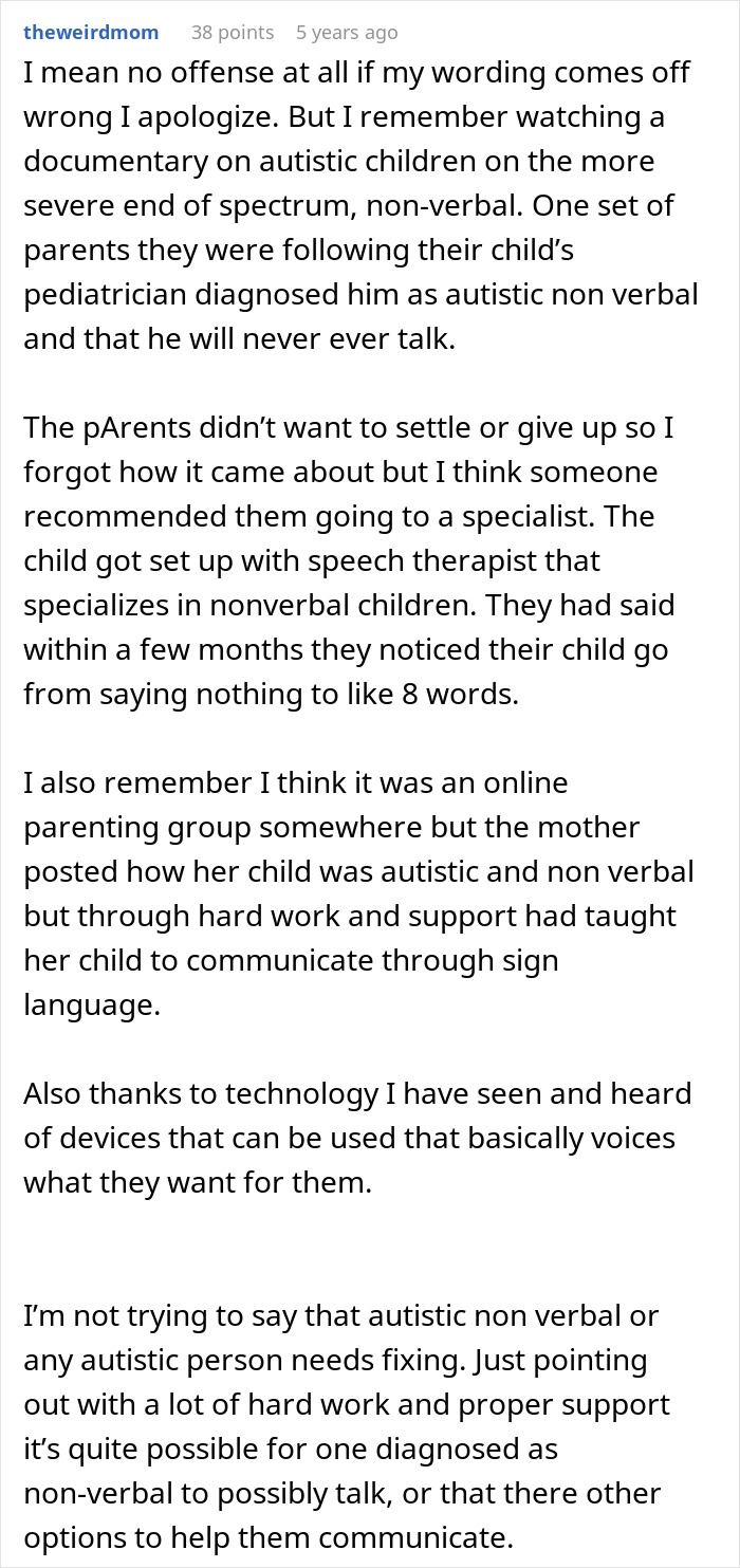 Evil Grandma Hopes Couple Has Severely Autistic Child Just Like Hers, Wants Them In Same Boat Evil Grandma Hopes Couple Has Severely Autistic Child Just Like Hers, Wants Them In Same Boat