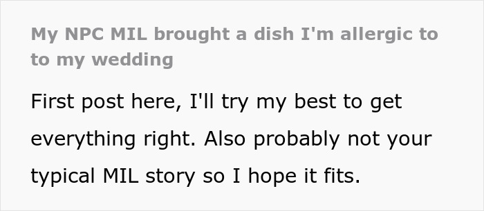 Couple Tell MIL Several Times About DIL’s Dietary Condition, She Ignores It, And Brings Wrong Food Couple Tell MIL Several Times About DIL’s Dietary Condition, She Ignores It, And Brings Wrong Food