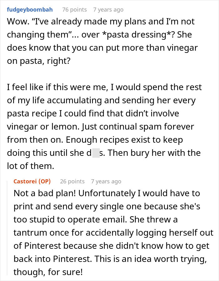 Couple Tell MIL Several Times About DIL’s Dietary Condition, She Ignores It, And Brings Wrong Food Couple Tell MIL Several Times About DIL’s Dietary Condition, She Ignores It, And Brings Wrong Food