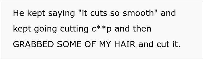 Woman’s Creepy Coworker Cut Off Her Hair After Months Of Weird Comment, Blames It On “Intrusive Thought” Woman’s Creepy Coworker Cut Off Her Hair After Months Of Weird Comment, Blames It On “Intrusive Thought”