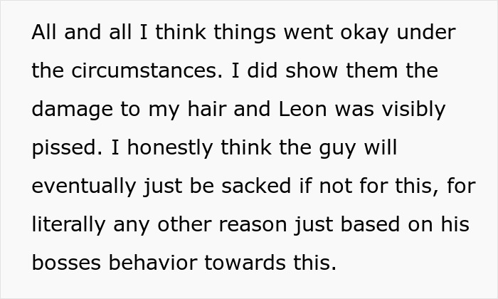 Woman’s Creepy Coworker Cut Off Her Hair After Months Of Weird Comment, Blames It On “Intrusive Thought” Woman’s Creepy Coworker Cut Off Her Hair After Months Of Weird Comment, Blames It On “Intrusive Thought”