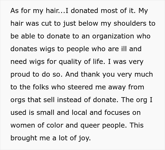 Woman’s Creepy Coworker Cut Off Her Hair After Months Of Weird Comment, Blames It On “Intrusive Thought” Woman’s Creepy Coworker Cut Off Her Hair After Months Of Weird Comment, Blames It On “Intrusive Thought”
