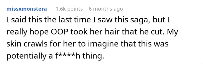 Woman’s Creepy Coworker Cut Off Her Hair After Months Of Weird Comment, Blames It On “Intrusive Thought” Woman’s Creepy Coworker Cut Off Her Hair After Months Of Weird Comment, Blames It On “Intrusive Thought”