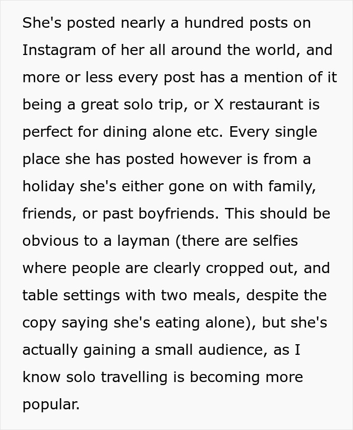 Friend Calls Out Travel Influencer For Lying About Solo Trips And Budget, Gets Blocked By Her