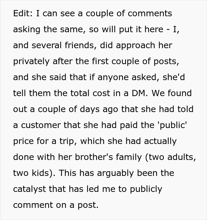 Friend Calls Out Travel Influencer For Lying About Solo Trips And Budget, Gets Blocked By Her