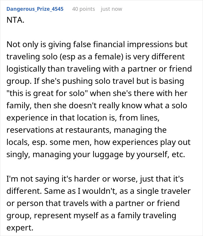 Friend Calls Out Travel Influencer For Lying About Solo Trips And Budget, Gets Blocked By Her