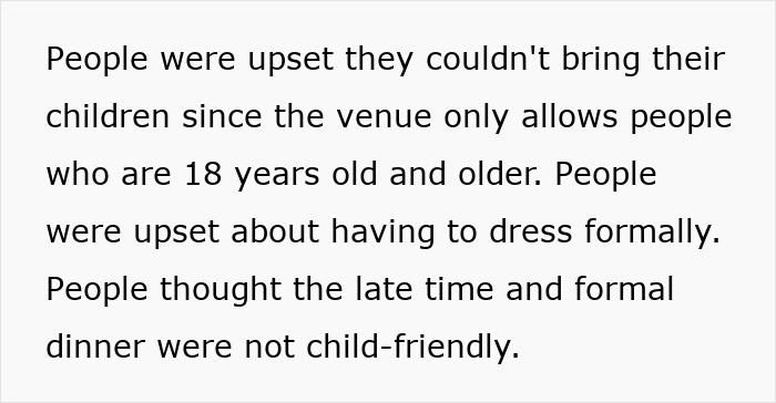 Fancy Wedding Venue Has An ‘Adults Only’ Rule, Guests Shamelessly Harass Bridal Couple Over It Fancy Wedding Venue Has An ‘Adults Only’ Rule, Guests Shamelessly Harass Bridal Couple Over It