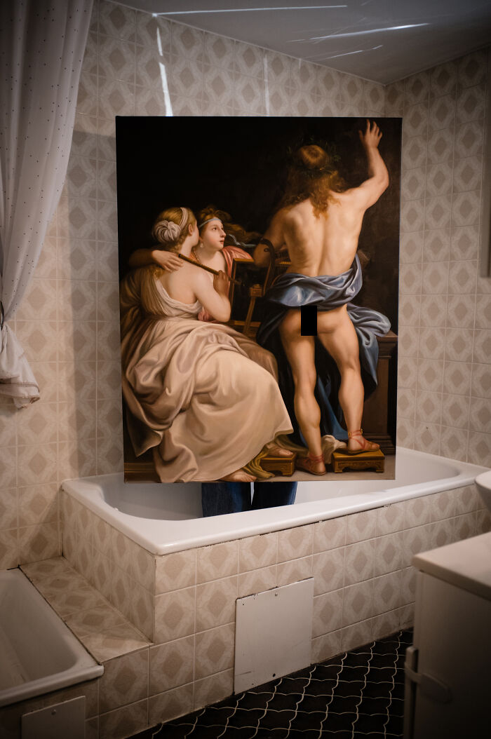 This Artist Reimagined 16 Famous Masterpieces From Behind, And The Results Are Fascinating This Artist Reimagined 16 Famous Masterpieces From Behind, And The Results Are Fascinating