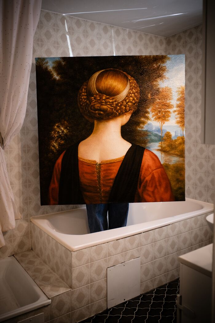 This Artist Reimagined 16 Famous Masterpieces From Behind, And The Results Are Fascinating This Artist Reimagined 16 Famous Masterpieces From Behind, And The Results Are Fascinating