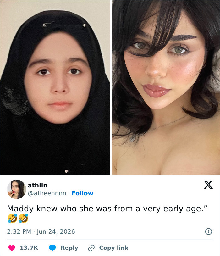 15 Powerful Side-By-Sides Women Shared About Letting Go Of The Hijab 15 Powerful Side-By-Sides Women Shared About Letting Go Of The Hijab