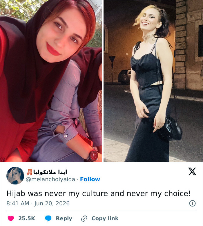 15 Powerful Side-By-Sides Women Shared About Letting Go Of The Hijab 15 Powerful Side-By-Sides Women Shared About Letting Go Of The Hijab