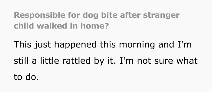 Woman Finds Herself In Every Dog Owner’s Worst Nightmare, But The Neighbor’s Parents Become The Bigger Problem Woman Finds Herself In Every Dog Owner’s Worst Nightmare, But The Neighbor’s Parents Become The Bigger Problem