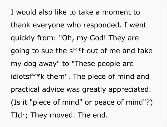 Woman Finds Herself In Every Dog Owner’s Worst Nightmare, But The Neighbor’s Parents Become The Bigger Problem Woman Finds Herself In Every Dog Owner’s Worst Nightmare, But The Neighbor’s Parents Become The Bigger Problem