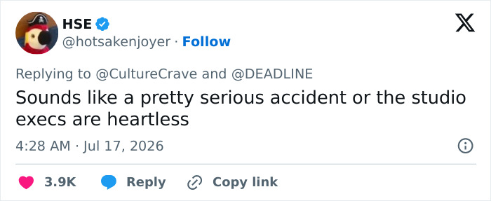 Lead Actor Faces Brutal Reality Of Showbiz As Amazon Drops Him From Major Series After On-Set Accident Lead Actor Faces Brutal Reality Of Showbiz As Amazon Drops Him From Major Series After On-Set Accident