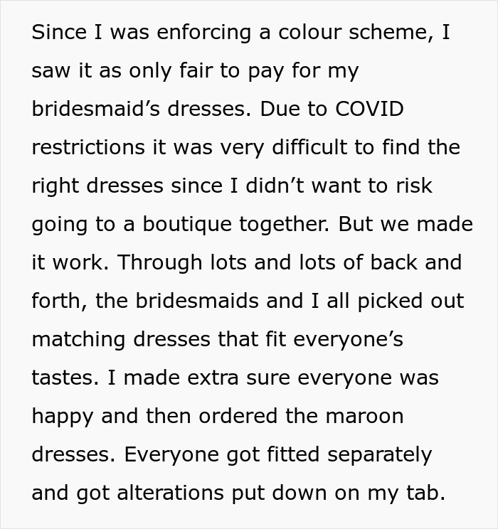Bride Shocked When MOH Replaces The Dress That She Bought, And The Reason Ends Their Friendship Bride Shocked When MOH Replaces The Dress That She Bought, And The Reason Ends Their Friendship