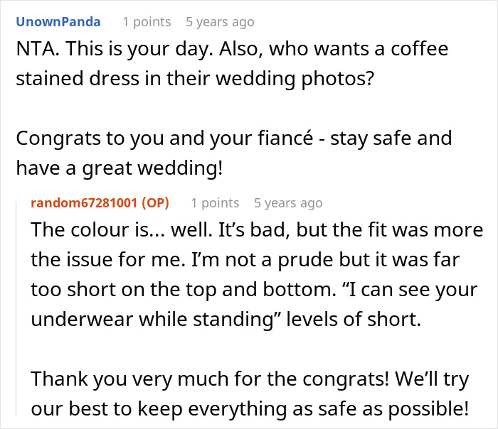 Bride Shocked When MOH Replaces The Dress That She Bought, And The Reason Ends Their Friendship Bride Shocked When MOH Replaces The Dress That She Bought, And The Reason Ends Their Friendship
