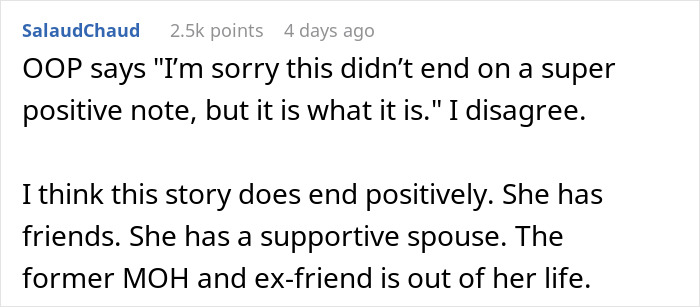Bride Shocked When MOH Replaces The Dress That She Bought, And The Reason Ends Their Friendship Bride Shocked When MOH Replaces The Dress That She Bought, And The Reason Ends Their Friendship