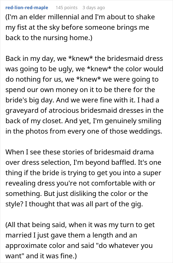Bride Shocked When MOH Replaces The Dress That She Bought, And The Reason Ends Their Friendship Bride Shocked When MOH Replaces The Dress That She Bought, And The Reason Ends Their Friendship