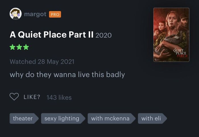 67 Hilarious Movie Reviews That Have Threatening Auras 67 Hilarious Movie Reviews That Have Threatening Auras