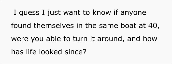 Woman Asks People To Give Her Hope Over Turning 40 Woman Asks People To Give Her Hope Over Turning 40