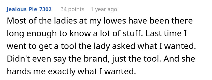 Customer Demands Help From A Man, Leaves Woman Rolling Her Eyes Customer Demands Help From A Man, Leaves Woman Rolling Her Eyes