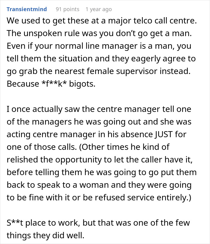 Customer Demands Help From A Man, Leaves Woman Rolling Her Eyes Customer Demands Help From A Man, Leaves Woman Rolling Her Eyes