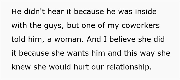 Woman’s Drunk Comment Leaves Her Panicking After Coworker Tells Her Boyfriend Woman’s Drunk Comment Leaves Her Panicking After Coworker Tells Her Boyfriend