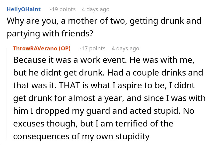 Woman’s Drunk Comment Leaves Her Panicking After Coworker Tells Her Boyfriend Woman’s Drunk Comment Leaves Her Panicking After Coworker Tells Her Boyfriend