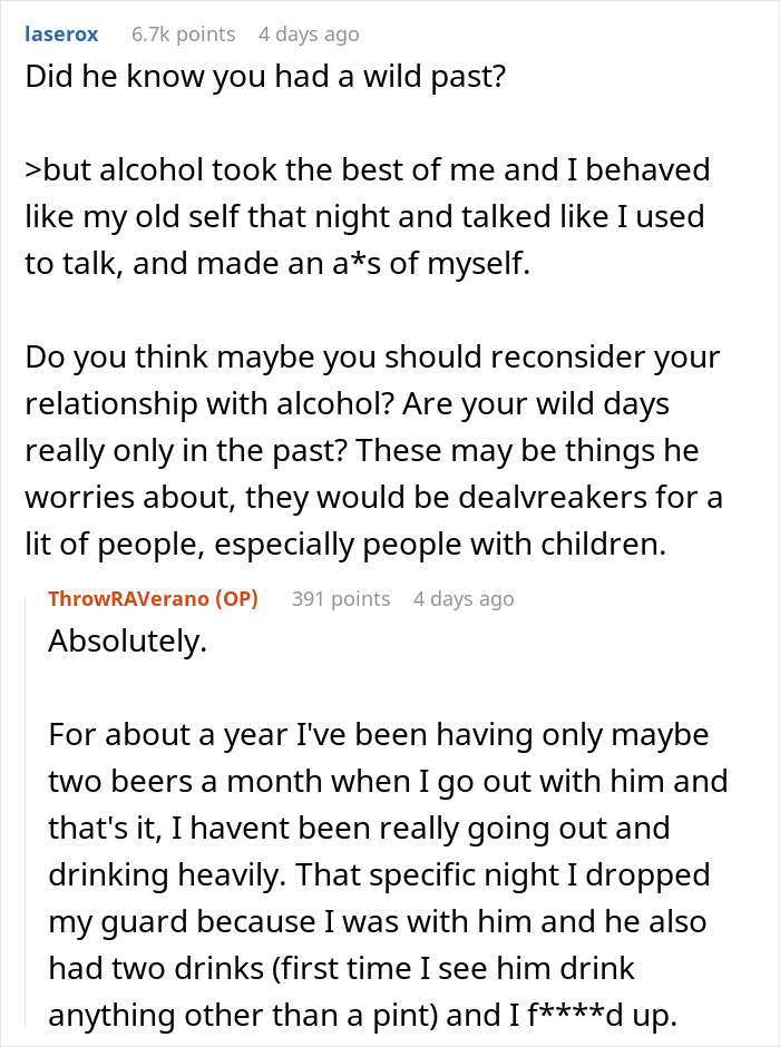 Woman’s Drunk Comment Leaves Her Panicking After Coworker Tells Her Boyfriend Woman’s Drunk Comment Leaves Her Panicking After Coworker Tells Her Boyfriend