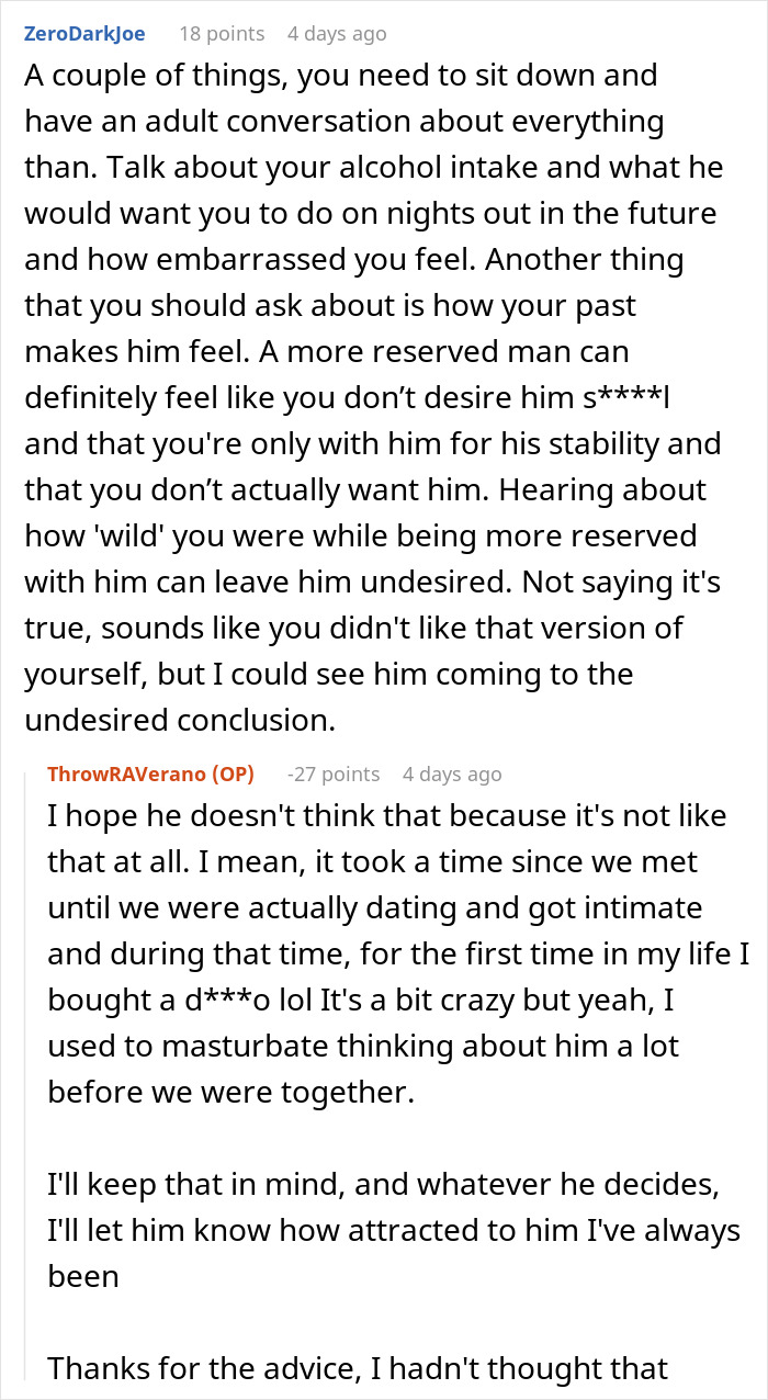 Woman’s Drunk Comment Leaves Her Panicking After Coworker Tells Her Boyfriend Woman’s Drunk Comment Leaves Her Panicking After Coworker Tells Her Boyfriend