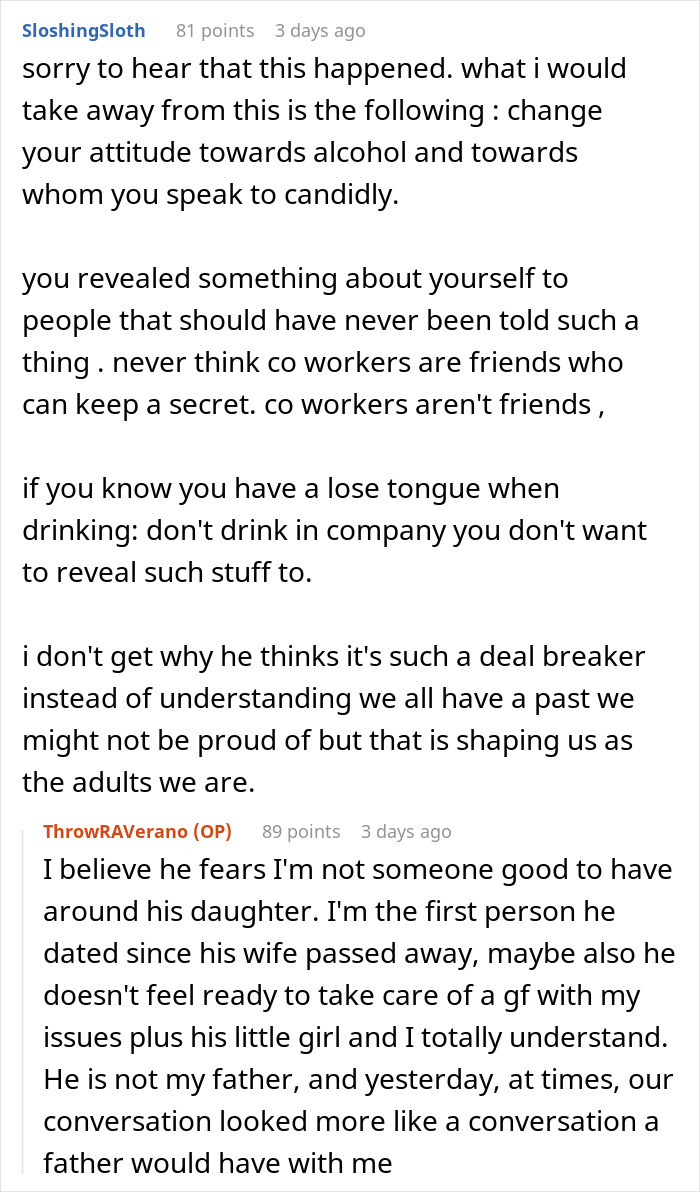 Woman’s Drunk Comment Leaves Her Panicking After Coworker Tells Her Boyfriend Woman’s Drunk Comment Leaves Her Panicking After Coworker Tells Her Boyfriend