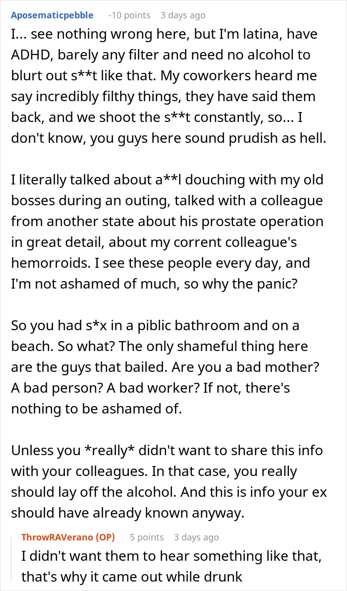 Woman’s Drunk Comment Leaves Her Panicking After Coworker Tells Her Boyfriend Woman’s Drunk Comment Leaves Her Panicking After Coworker Tells Her Boyfriend