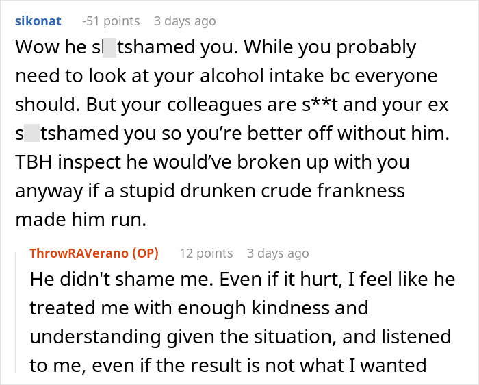 Woman’s Drunk Comment Leaves Her Panicking After Coworker Tells Her Boyfriend Woman’s Drunk Comment Leaves Her Panicking After Coworker Tells Her Boyfriend