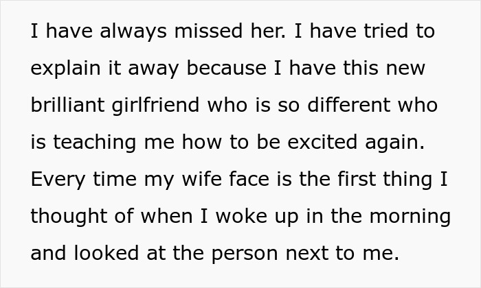 Husband Left His “Boring” Wife For Someone More Exciting, Years Later He’s Still Thinking About Her Face Husband Left His “Boring” Wife For Someone More Exciting, Years Later He’s Still Thinking About Her Face