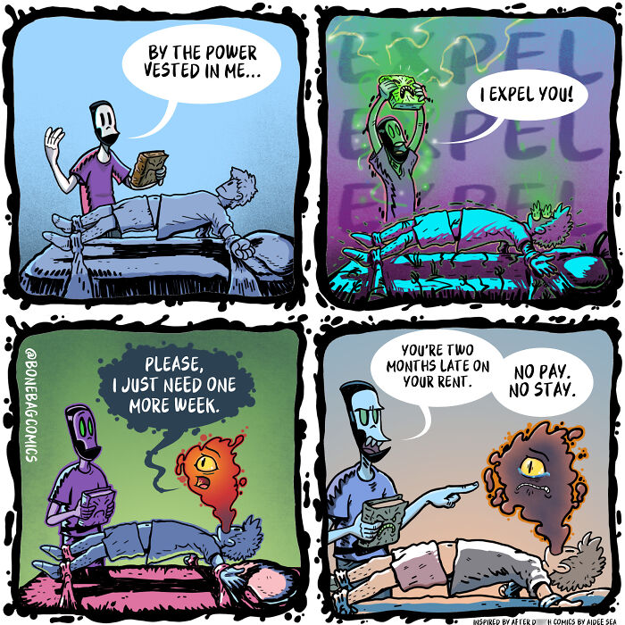 This Artist Imagines The Absurd Daily Life Of A Necromancer And His Assistant (49 New Comics) This Artist Imagines The Absurd Daily Life Of A Necromancer And His Assistant (49 New Comics)