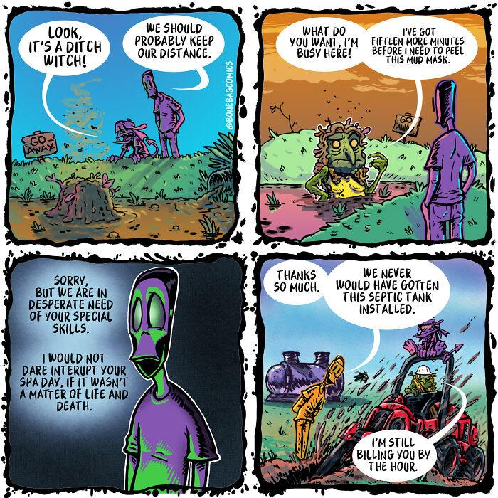 This Artist Imagines The Absurd Daily Life Of A Necromancer And His Assistant (49 New Comics) This Artist Imagines The Absurd Daily Life Of A Necromancer And His Assistant (49 New Comics)