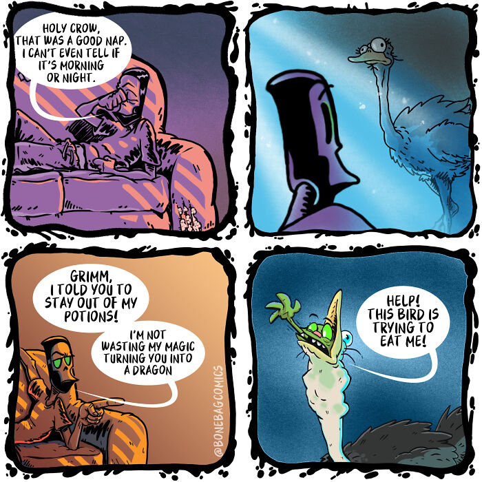 This Artist Imagines The Absurd Daily Life Of A Necromancer And His Assistant (49 New Comics) This Artist Imagines The Absurd Daily Life Of A Necromancer And His Assistant (49 New Comics)
