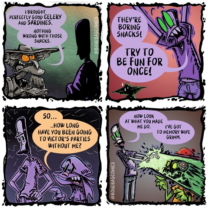 This Artist Imagines The Absurd Daily Life Of A Necromancer And His Assistant (49 New Comics) This Artist Imagines The Absurd Daily Life Of A Necromancer And His Assistant (49 New Comics)