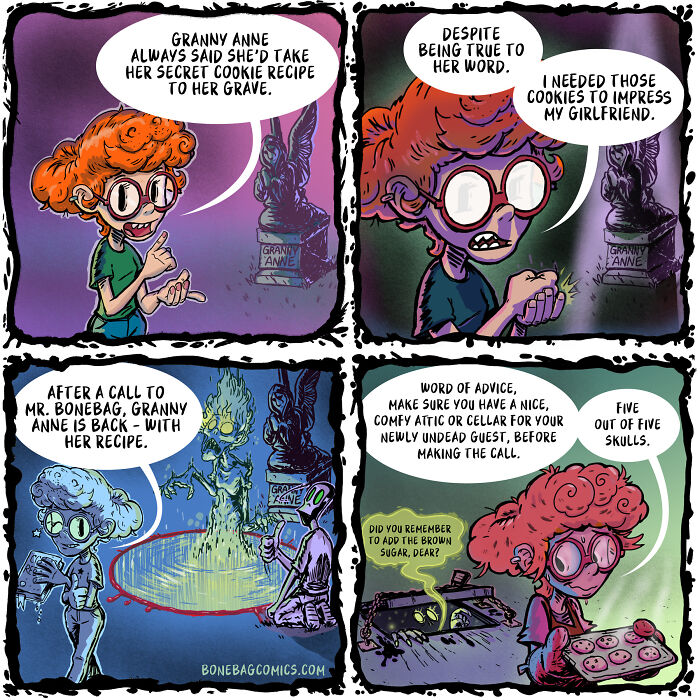 This Artist Imagines The Absurd Daily Life Of A Necromancer And His Assistant (49 New Comics) This Artist Imagines The Absurd Daily Life Of A Necromancer And His Assistant (49 New Comics)