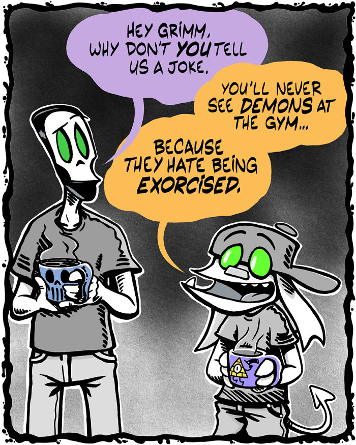 This Artist Imagines The Absurd Daily Life Of A Necromancer And His Assistant (49 New Comics) This Artist Imagines The Absurd Daily Life Of A Necromancer And His Assistant (49 New Comics)