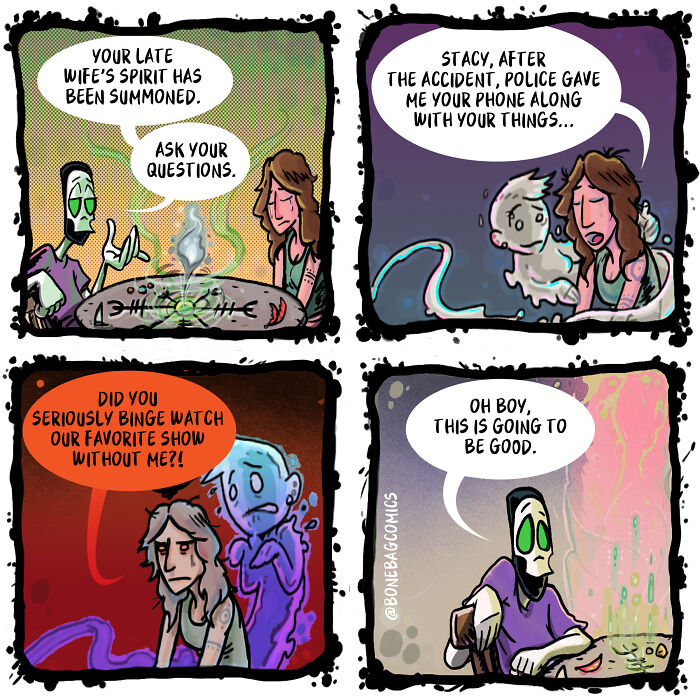 This Artist Imagines The Absurd Daily Life Of A Necromancer And His Assistant (49 New Comics) This Artist Imagines The Absurd Daily Life Of A Necromancer And His Assistant (49 New Comics)