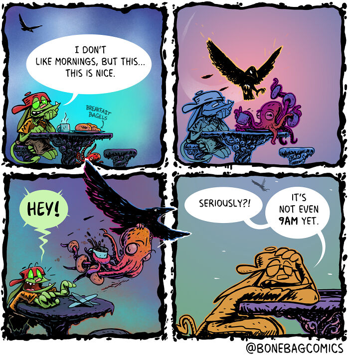 This Artist Imagines The Absurd Daily Life Of A Necromancer And His Assistant (49 New Comics) This Artist Imagines The Absurd Daily Life Of A Necromancer And His Assistant (49 New Comics)