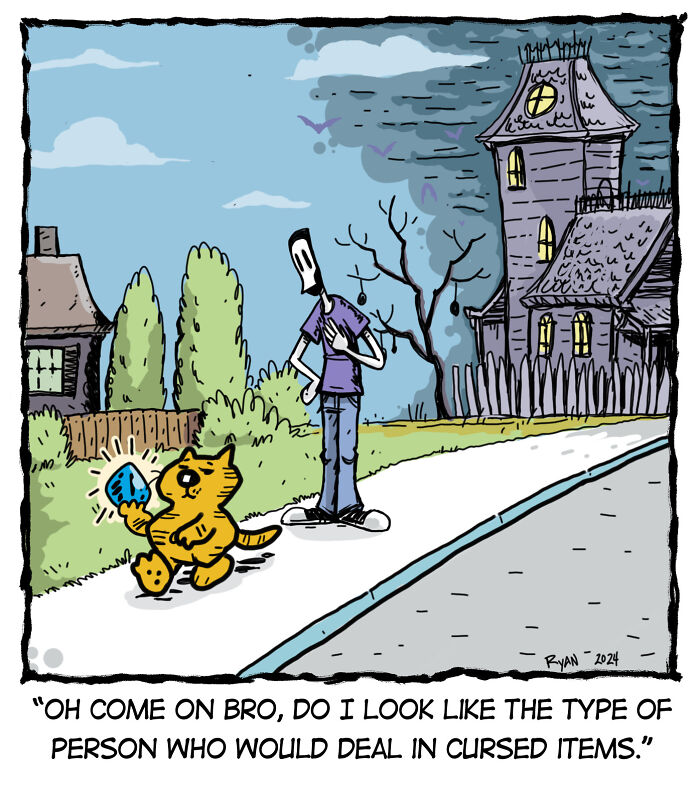 This Artist Imagines The Absurd Daily Life Of A Necromancer And His Assistant (49 New Comics) This Artist Imagines The Absurd Daily Life Of A Necromancer And His Assistant (49 New Comics)