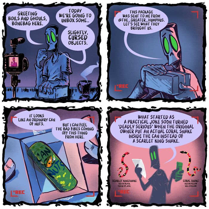 This Artist Imagines The Absurd Daily Life Of A Necromancer And His Assistant (49 New Comics) This Artist Imagines The Absurd Daily Life Of A Necromancer And His Assistant (49 New Comics)