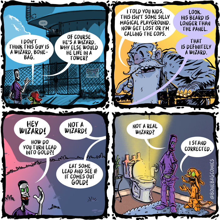 This Artist Imagines The Absurd Daily Life Of A Necromancer And His Assistant (49 New Comics) This Artist Imagines The Absurd Daily Life Of A Necromancer And His Assistant (49 New Comics)