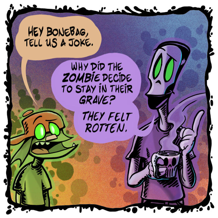 This Artist Imagines The Absurd Daily Life Of A Necromancer And His Assistant (49 New Comics) This Artist Imagines The Absurd Daily Life Of A Necromancer And His Assistant (49 New Comics)