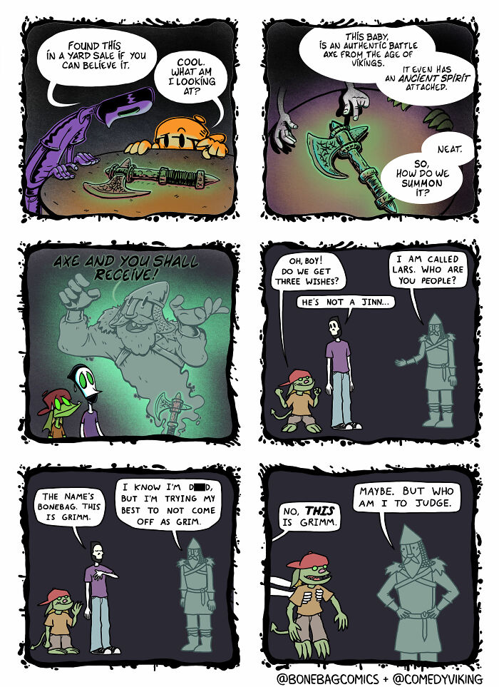 This Artist Imagines The Absurd Daily Life Of A Necromancer And His Assistant (49 New Comics) This Artist Imagines The Absurd Daily Life Of A Necromancer And His Assistant (49 New Comics)