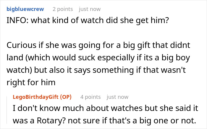 Woman Convinced Boyfriend’s Sister Is Trying To Outshine Her, Furious Over Her “Childish” Gift Woman Convinced Boyfriend’s Sister Is Trying To Outshine Her, Furious Over Her “Childish” Gift