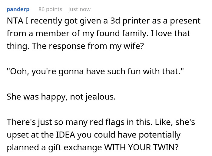 Woman Convinced Boyfriend’s Sister Is Trying To Outshine Her, Furious Over Her “Childish” Gift Woman Convinced Boyfriend’s Sister Is Trying To Outshine Her, Furious Over Her “Childish” Gift